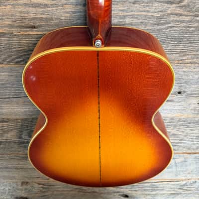 Used Gibson J-200 Artist Jumbo Acoustic Guitar - Sunburst w/OHSC image 6