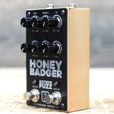 Redbeard Effects Honey Badger Octave Fuzz Analog True Bypass Effect Pedal w/Box image 2