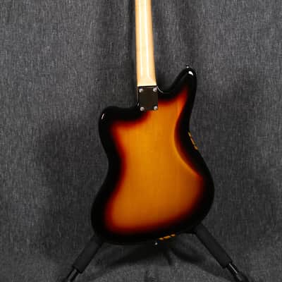 Brand New Fender Made in Japan 2025 Collection Traditional II '60s Jaguar 2025 Sunburst w/ Vintage Natural Competition Stripe MIJ w/ Bag image 7