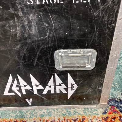 Def Leppard Logo, Tour Used Case Panel Wall Hanging "S8A" "Stage Left" (#17) image 5