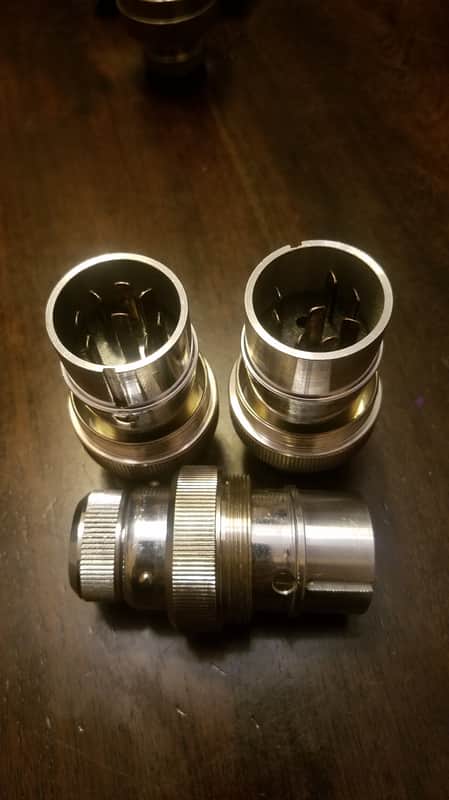 AKG 8 5 26 B Tube Microphone Output Connector For C12 C28 Rare Cable End image 1