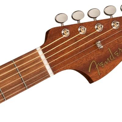 Fender Malibu Special with Bag, All Mahogany, Pau Ferro Fingerboard - Natural image 5