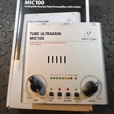 Behringer Tube Ultragain MIC100 Vacuum Preamp with Limiter 2011 - Present - Standard
