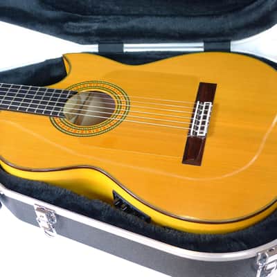 Neat Mint Hand-crafted in Japan '91 Asturias PUF / PU.F Flamenco Classical Nylon-String Acoustic-Electric Guitar image 18