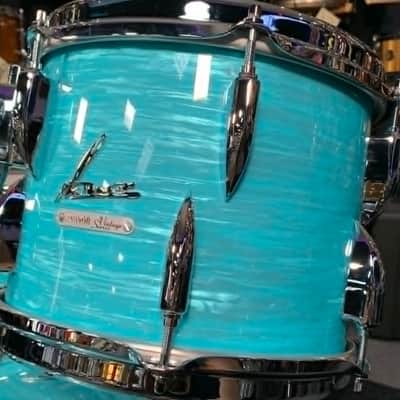 ~WOW!~ SONOR Vintage Series 3-Piece 10/14/20 Benny Greb Style Drum Kit Set in California Blue image 5