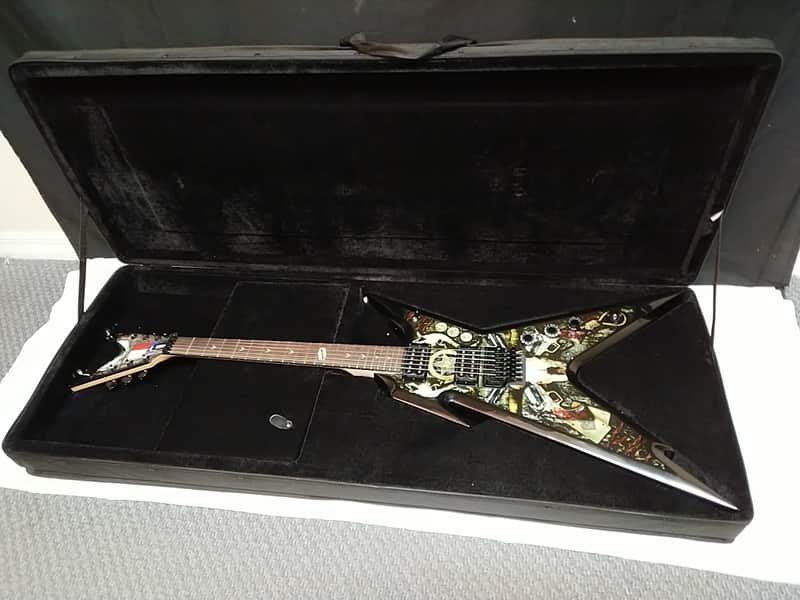 DEAN Razorback Dimebag Lone Star electric GUITAR new w/ CASE - Floyd Rose image 1