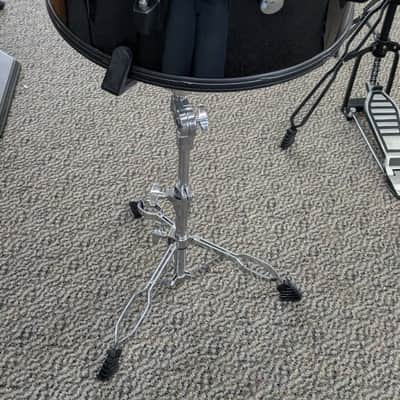 Ddrum 5pc Drum Set Complete with Throne and Hardware - Black Shell Finish image 12