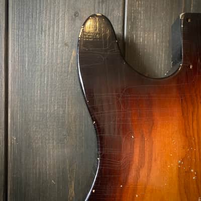 Deluxe Telecaster Aged Guitar Body - Three Tone Sunburst medium guitar relic guitar body by Jozo Reece Guitars image 14