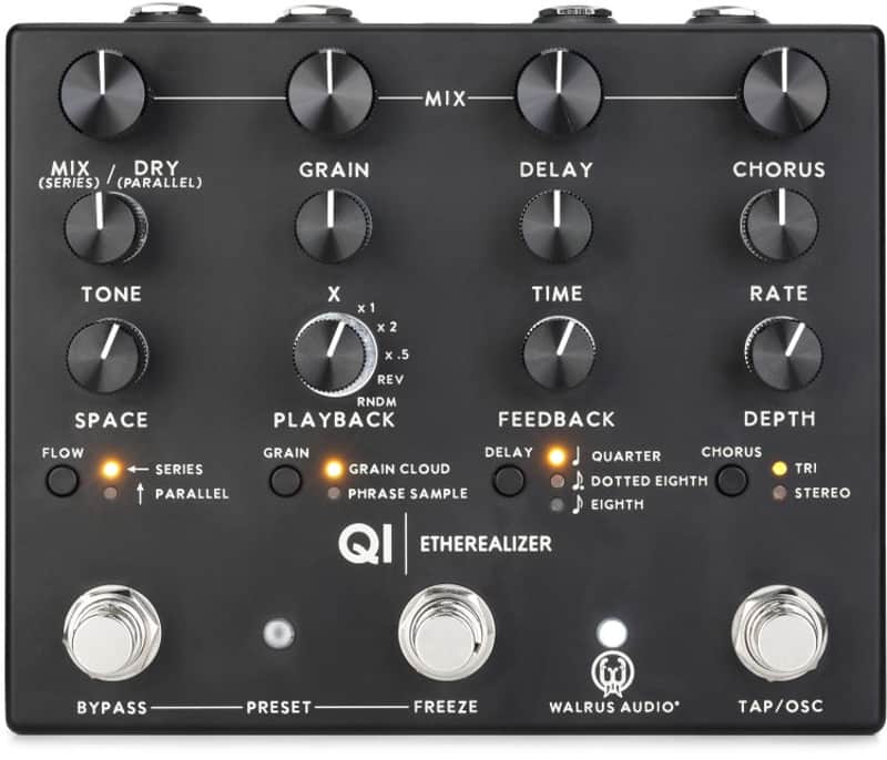 Walrus Audio Qi Etherealizer Multi-effects Pedal - Black (QiEtherealBlkd1) image 1