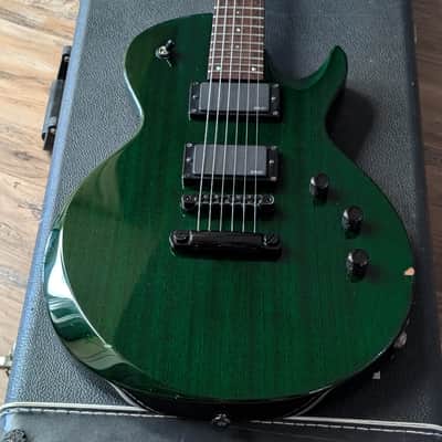 ESP The Eclipse Electric Guitar Japan Vintage Late 80s Early 90s Trans Emerald Green W/OHSC image 3