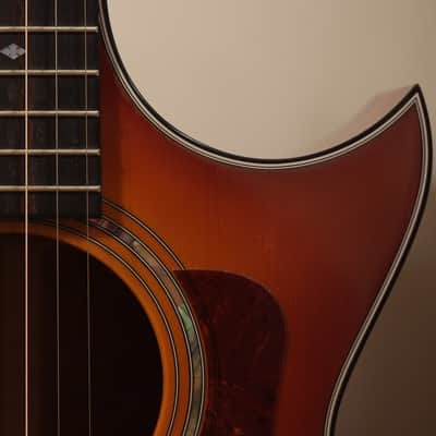 1996 Taylor 512-NG (Nanci Griffith Signature Model - RARE only 100 made) Cherry Sunburst, Florentine image 15