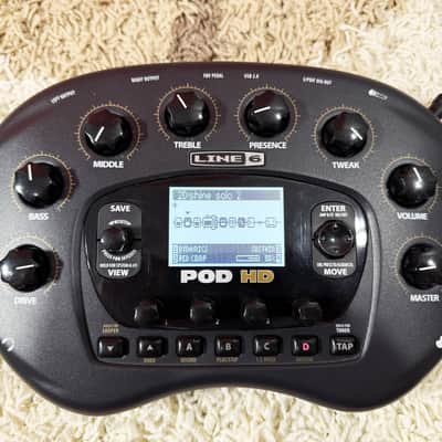 Line 6 POD HD Multi-Effect and Amp Modeler Black image 1