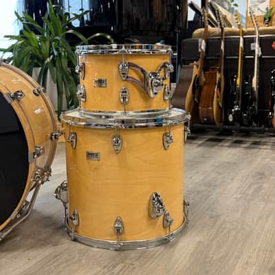 Ayotte 1999 Custom Shell Kit Acoustic Drum - Natural Blonde Gloss, Used image 6