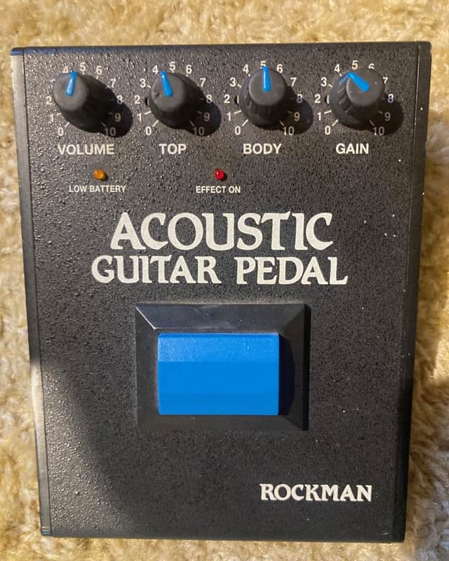SR&D Rockman Acoustic Guitar Pedal 1993 - 1994 - Black image 1