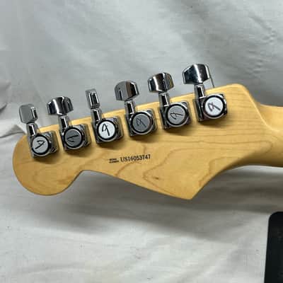 Fender American Elite Stratocaster Strat Electric Guitar - Olympic Pearl image 9