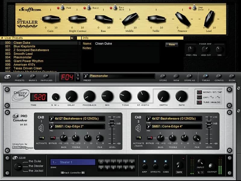 Scuffham S-Gear 3 Guitar Amp Modelling Simulator Audio Plugin Software image 1