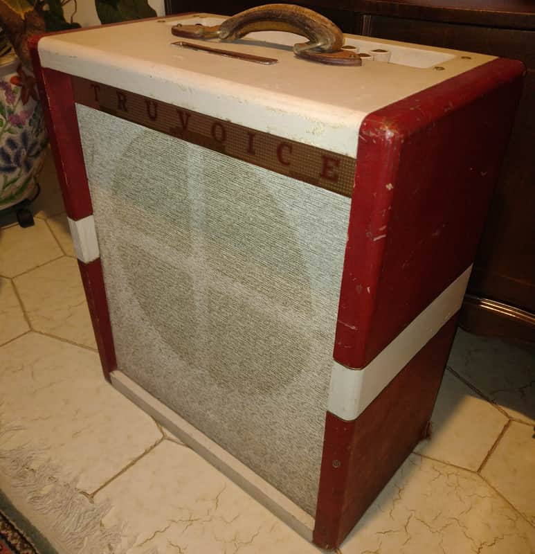 1960s SELMER TRUVOICE automatic Selector Tone - red and cream - The Beatles era 60s image 1