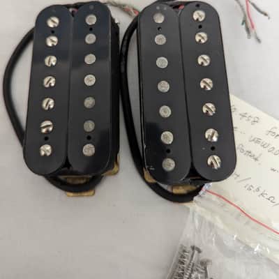 Rugir Pickups 7 String Custom Made in Japan MIJ Neck and Bridge Humbucker - Black image 1
