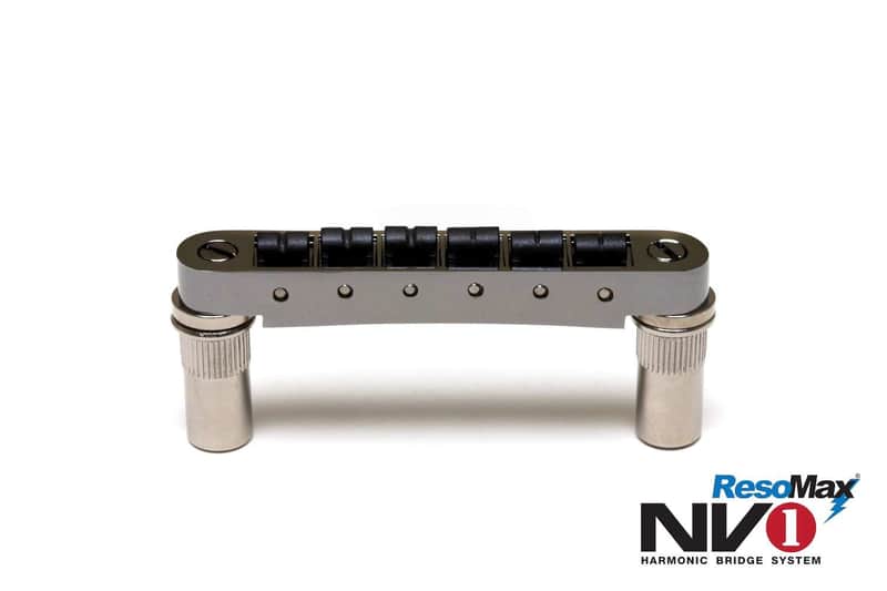 Graph Tech PS-8863-BN ResoMax NV2 6mm Tune-O-Matic Guitar Bridge w/ String Saver Saddles image 1
