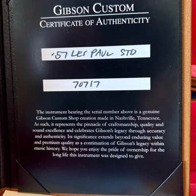 Gibson Custom '57 Les Paul Standard M2M 2020 - Ebony image 20