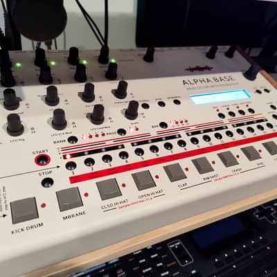 JoMox Alpha Base Analog Drum Synthesizer 2017 - Present - White / Natural image 3