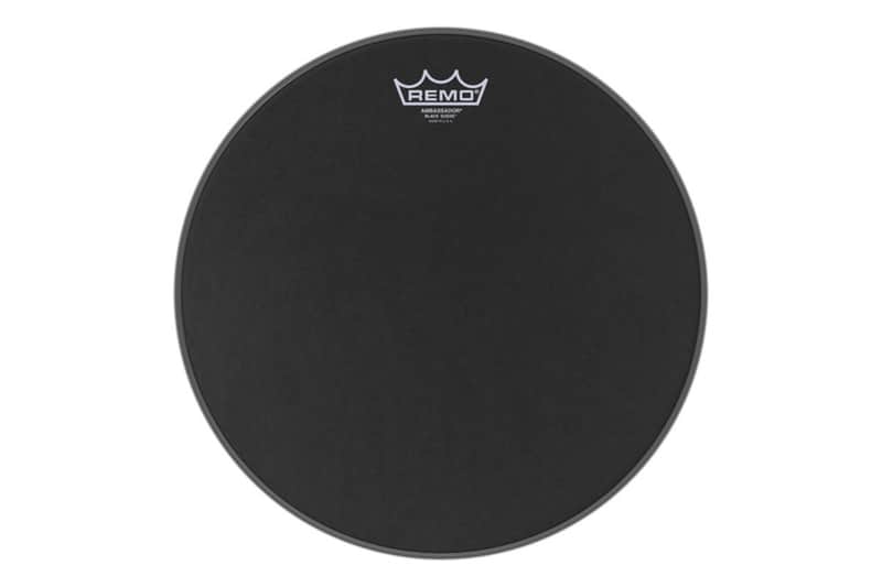 Remo Ambassador Black Suede 18'' image 1