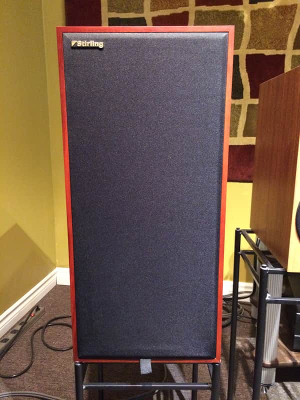 Stirling BBC LS3/6 Rosewood Speakers Monitors PAIR w/ Stands - Demo Units - Rogers Harbeth Tannoy image 1
