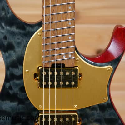 Ibanez MGFM10-OBL Manuel Gardner Fernandes Signature Quest - Obsidian Black Low Gloss image 4