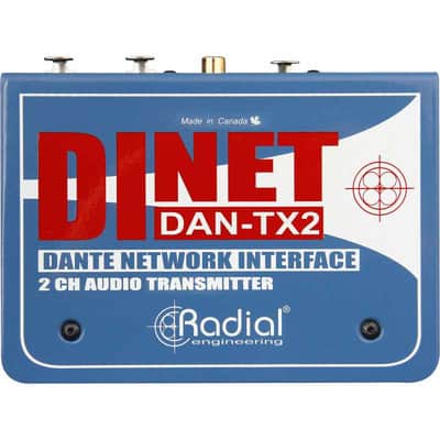Radial Engineering DAN-TX2 Émetteur DANTE 2 canaux EtherCon image 2