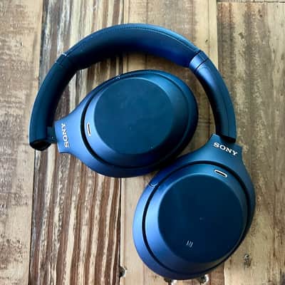 SONY - WH1000XM4 Wireless Noise-Cancelling Over-the-Ear Headphones Midnight Blue image 10