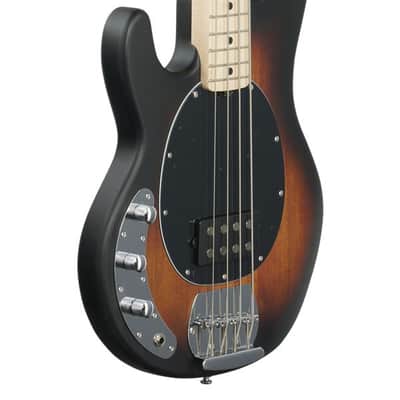 Sterling RAY4 Left-Handed Bass Guitar Vintage Sunburst image 9