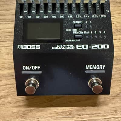 Boss EQ-200 Equalizer 2019 - Present - Black image 1