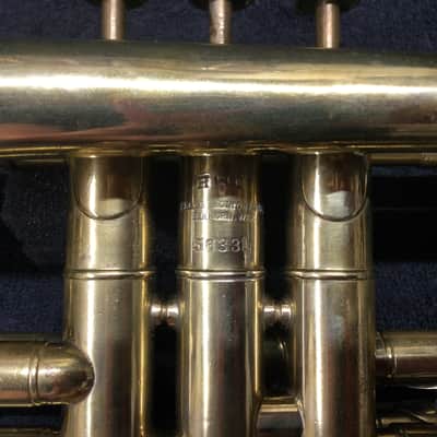 Frank Holton Holton-Clarke Model Cornet 1922 - Raw Brass image 8