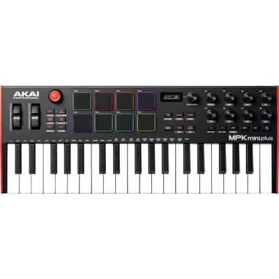 Akai MPK Mini Plus USB MIDI Keyboard Controller, 37-Key