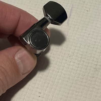 2000's Ibanez RG & S Series Guitar 1 Single Dual Pin Cosmo Black Tuning Peg Tuner Machine Head image 3