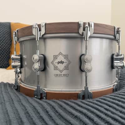 PDP PDSN6514CSAL Concept Select 6.5x14" Aluminum Snare Drum 2020 - 2021 - Aluminum image 1