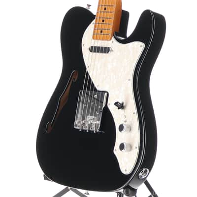 Fender Certified Pre-Owned Vintera II '60s Telecaster Thinline, Maple Fingerboard, Black (G3) (88562) image 4