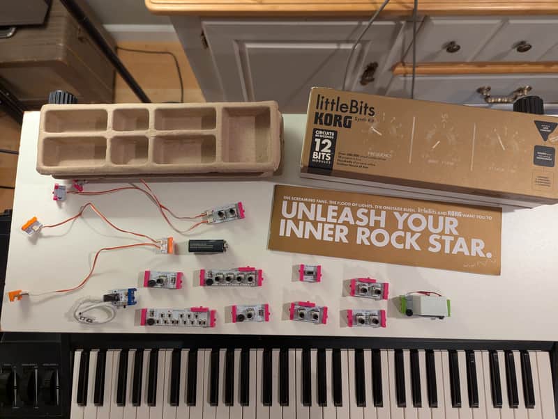 Immagine Korg Little Bits Synth Kit - Excellent Condition - With Box - Synthesizer - 1