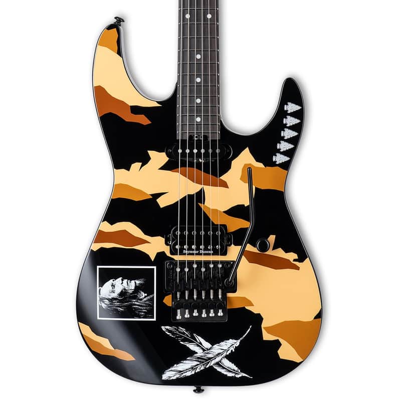 ESP LTD George Lynch Signature Desert Eagle Kamikaze w/Hardshell Case image 1