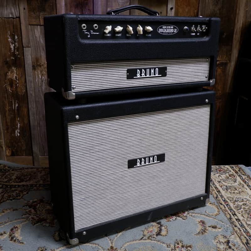 Bruno Underground 30 Head & 2x12" Cabinet late 1990's - Black image 1