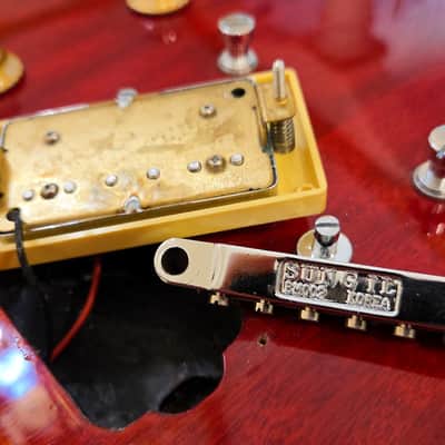 2004 Samick Avion Model AV-1/WR Greg Bennett Design,  Transparent Red image 22