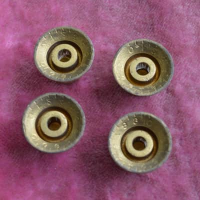 Vintage 1960s Gibson Gold Reflector Knob Set ES-335 SG Standard Custom Les Paul image 9