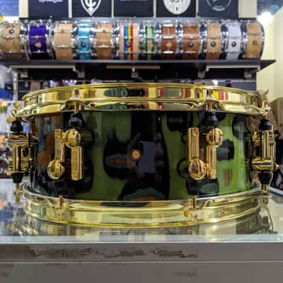 Sonor Artist Series 5x13" JoJo Mayer Beech Snare Drum Earth Finish image 4