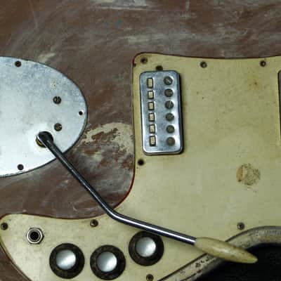 kapa Challenger Electric Guitar body stripped image 2