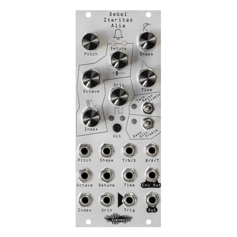 Noise Engineering Debel Iteritas Alia Eurorack Synth Voice Module (Silver) image 1