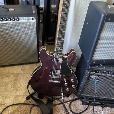 Yamaha SA-1200S late 70s - Burgundy (SA1200, ES-335) ships from USA image 3