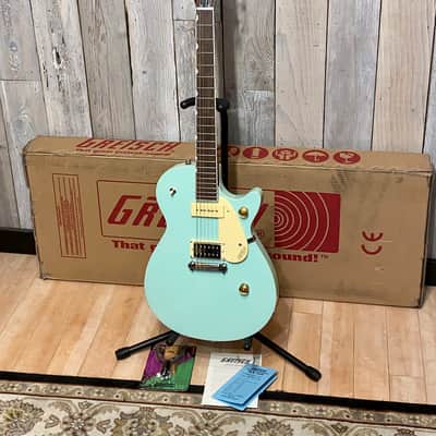 Gretsch G2215-P90 Streamliner Junior Jet Club Mint Metallic, This Guitar Flat Our Rocks with Tone image 9