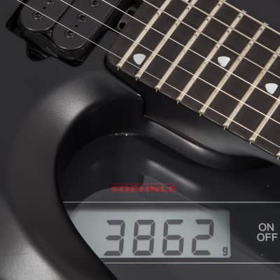 Music Man USA John Petrucci JP6 Piezo SBK - Stealth Black - JP Inlays image 11