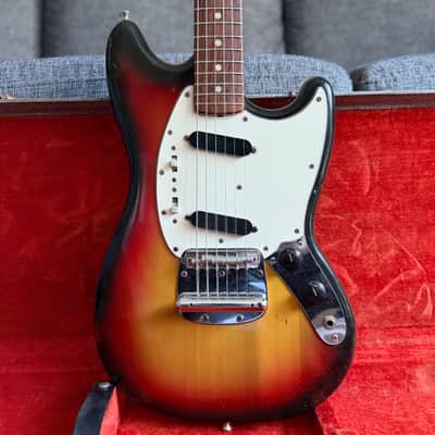 1974 Fender Mustang 3-Tone Sunburst image 1