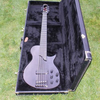 2002 Steinberger Bolin NS 5 String Bass, Black Flamed Maple & OHC image 14